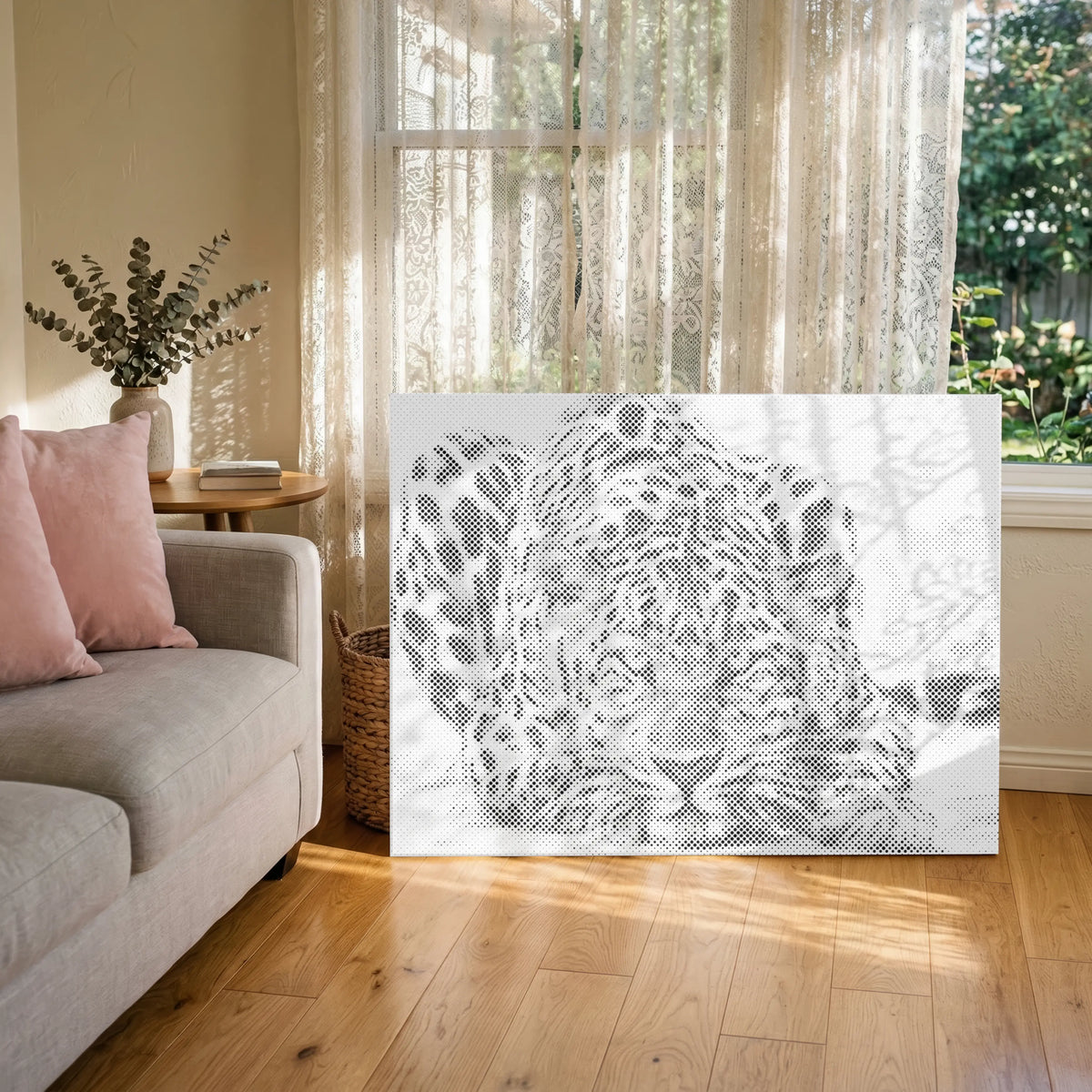 Panther Gaze | Dot Painting