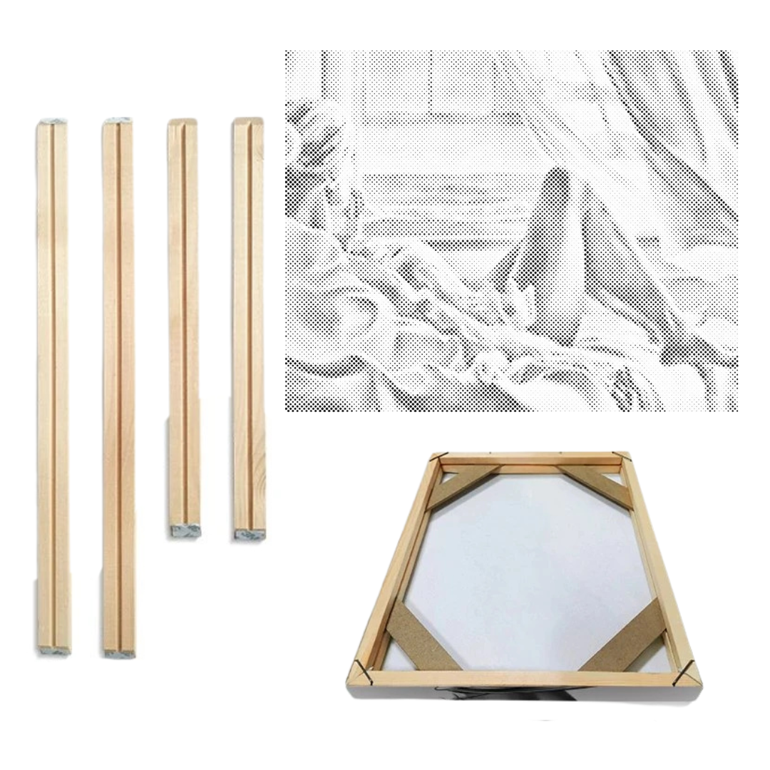 Holzrahmen für Punktmalerei Leinwand