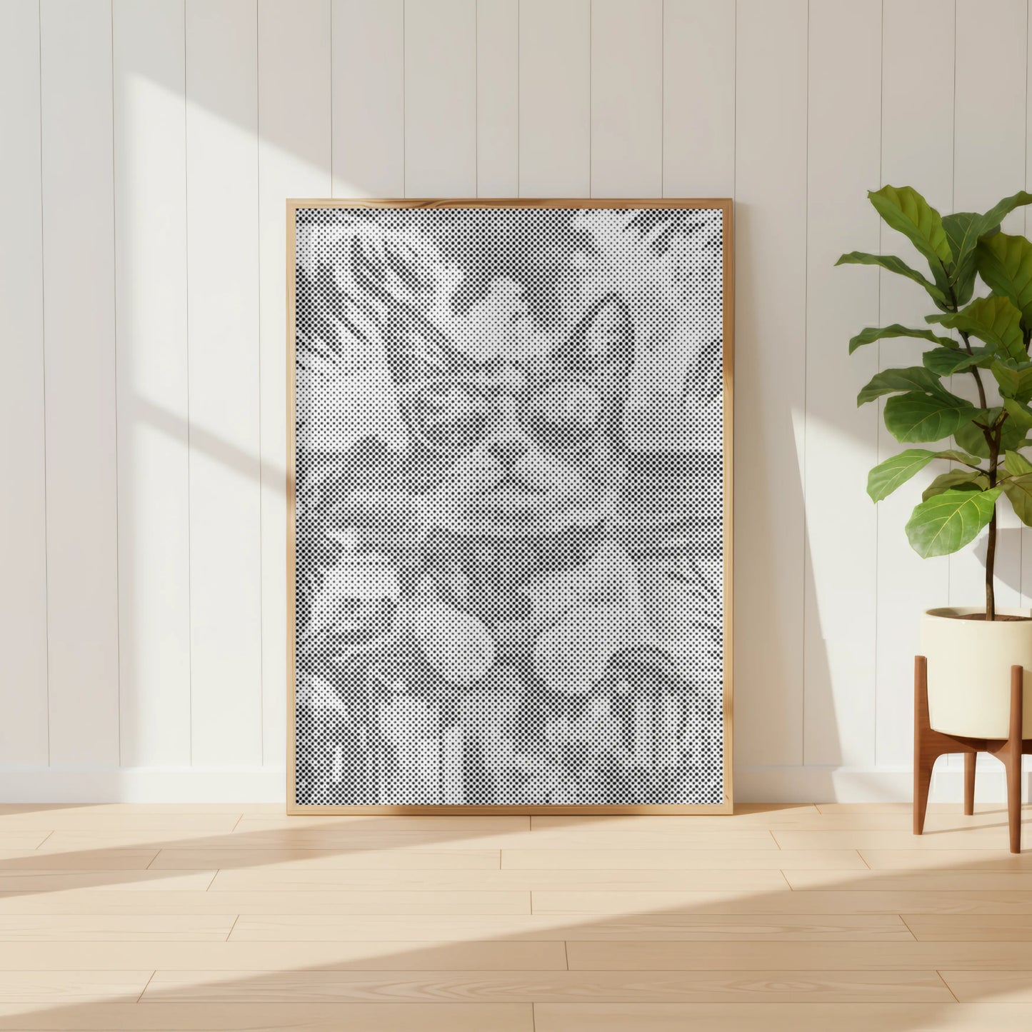 Cat on Holiday | Dot Painting Kit