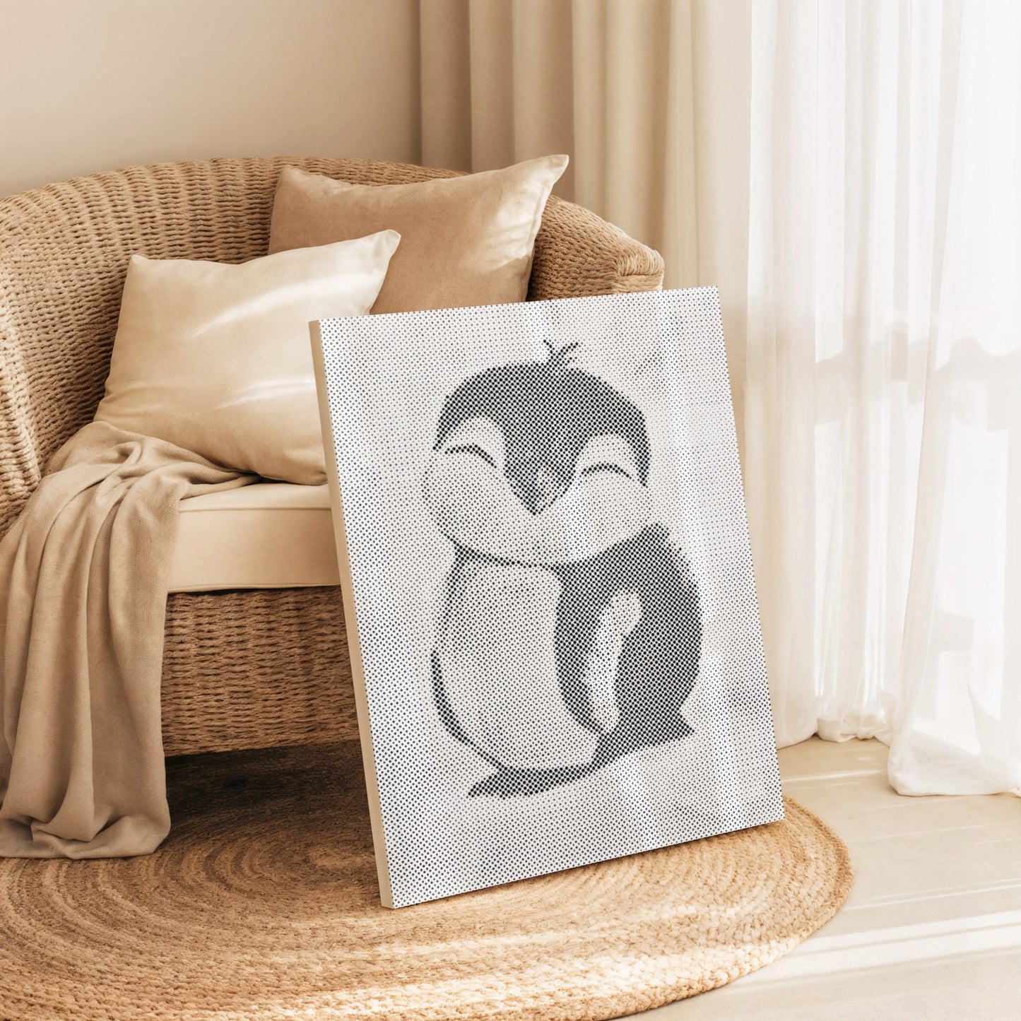 Cute Baby Penguin | Dot Painting Kit