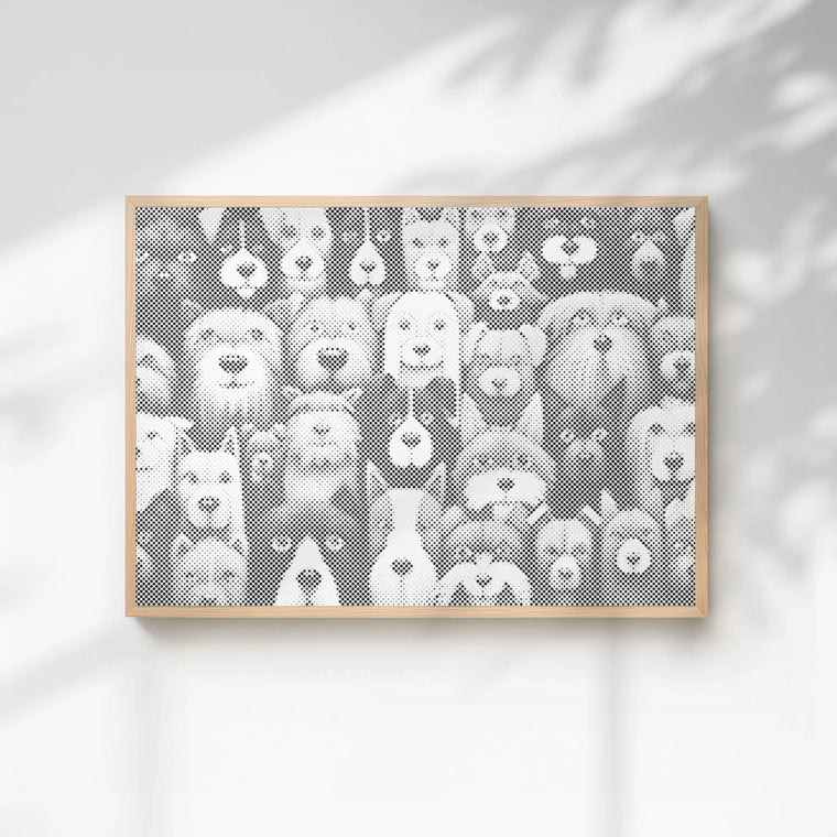 Dogs, Dogs, Dogs Dot Painting Kit 