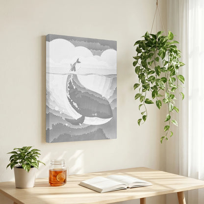 Leaping Whale Ocean | Dot Painting Kit
