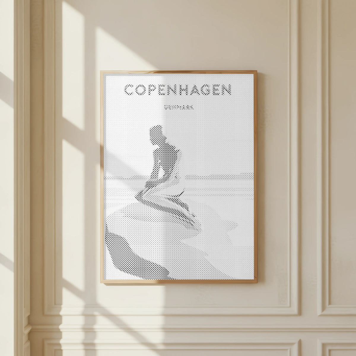 Little Mermaid Copenhagen | Dot Painting Kit som färdigt prickmålning motiv