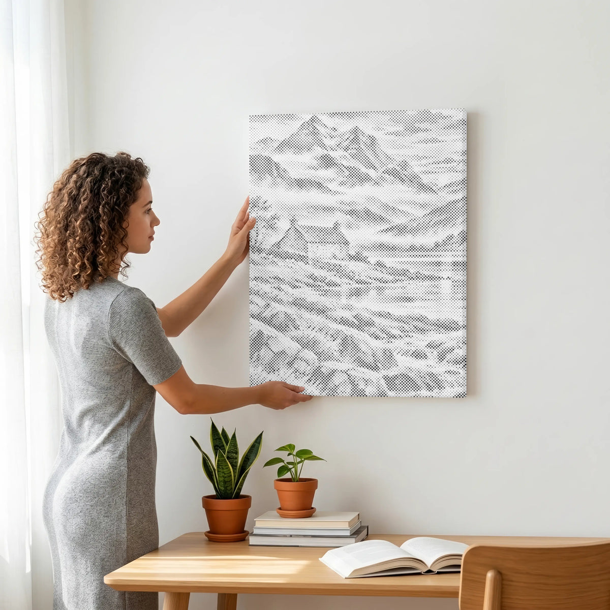 Mountain Haven | Dot Painting