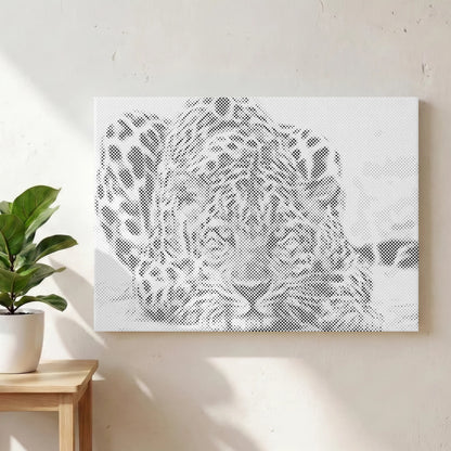 Panther Gaze | Dot Painting