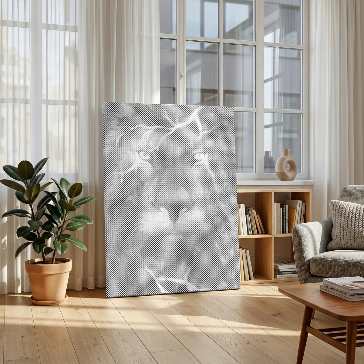 Power of the Lion dot painting kit - product view 2