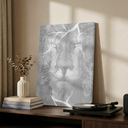 Power of the Lion dot painting kit