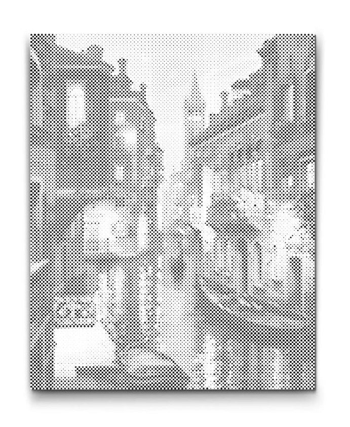 Venice at Night | Dot Painting Kit som færdigt mal med prikker motiv