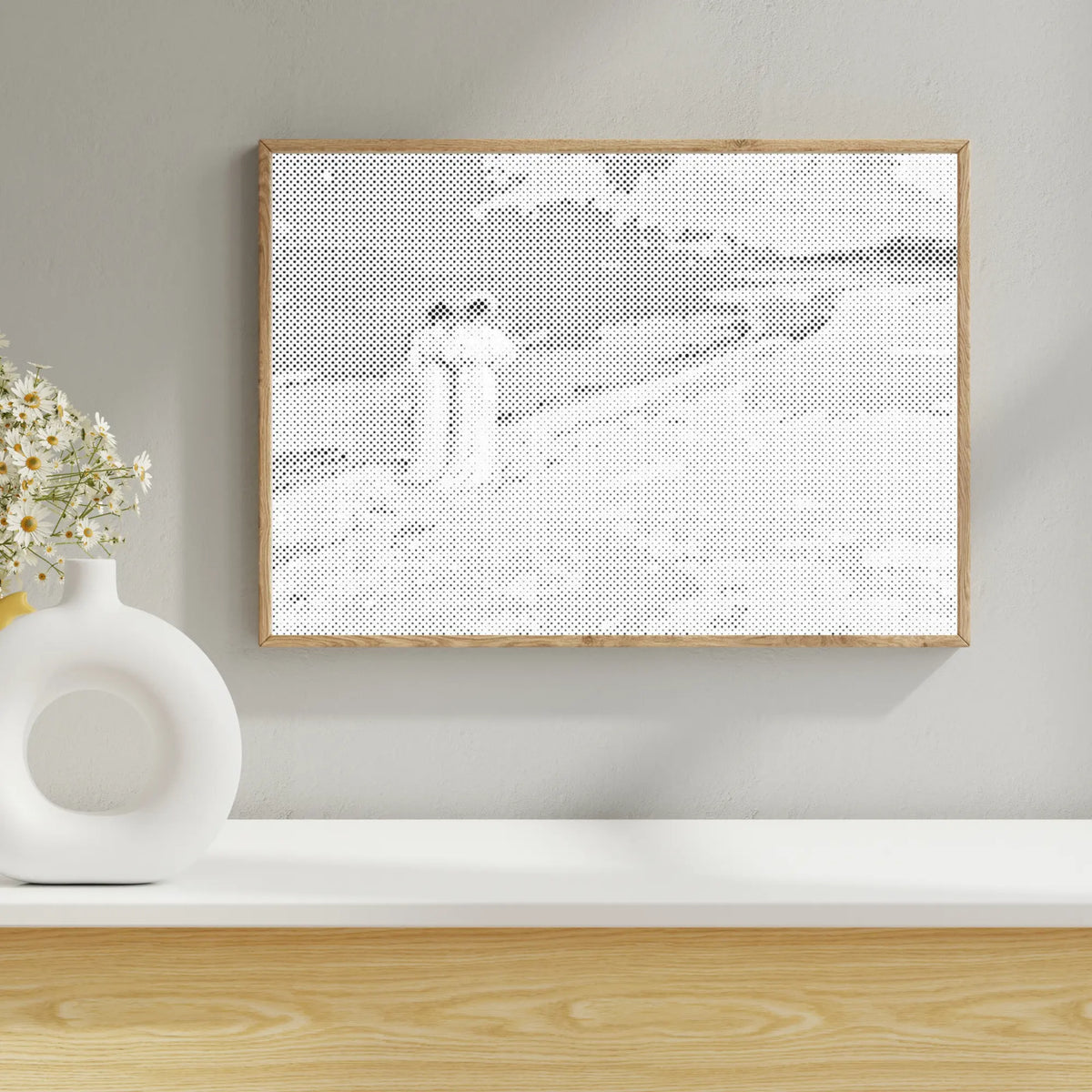 Summer Evening on Skagen's Beach, PS Krøyer | Dot Painting Kit som færdigt mal med prikker motiv