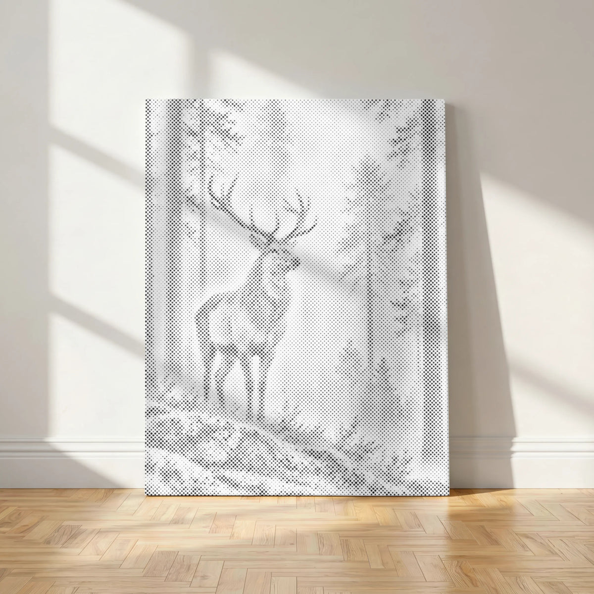 Silent Stag | Dot Painting