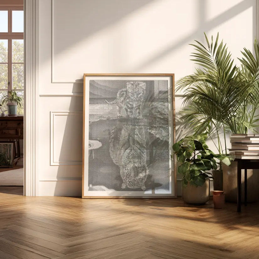 The Tiger Within dot painitng gift 