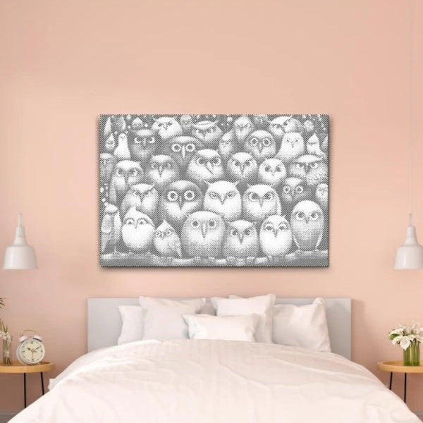Birds Birds Birds | Dot Painting Kit som färdigt prickmålning motiv