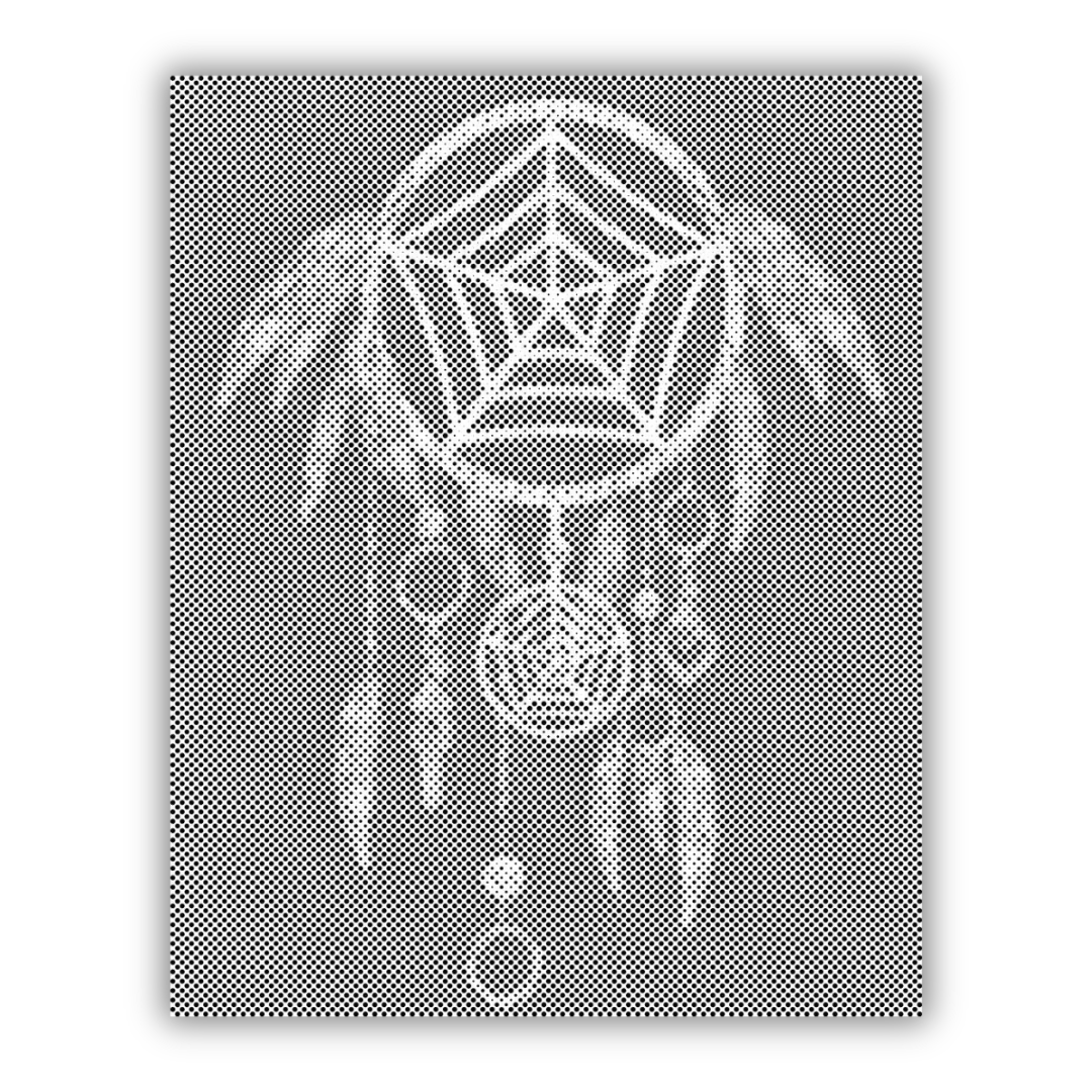 Dreamcatcher | Dot Painting Kit finished dot painting artwork