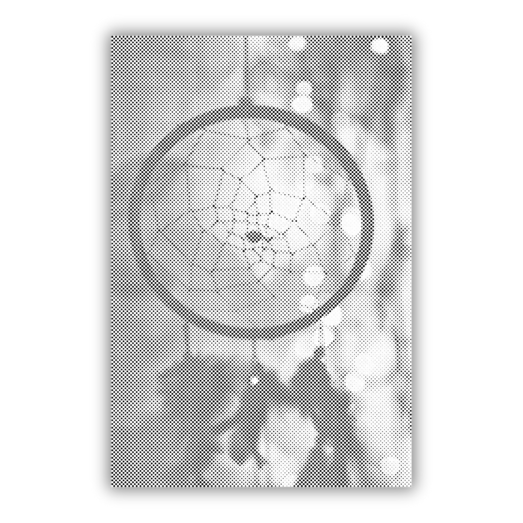 Dreamcatcher Classic | Dot Painting Kit finished dot painting artwork