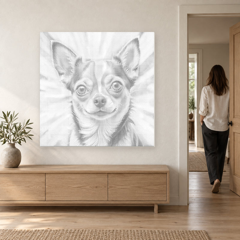 Chihuahua | Dot Painting Kit finished dot painting artwork