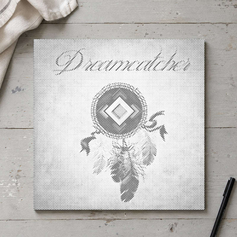 Dreamcatcher with Feathers | Dot Painting Kit finished dot painting artwork