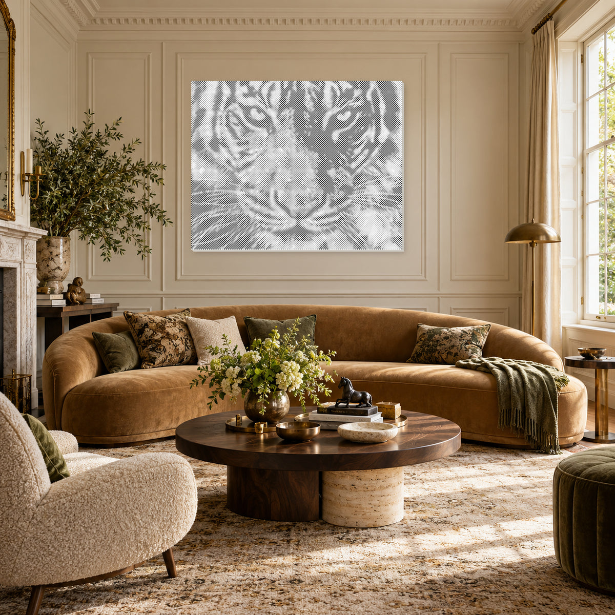Wild Majesty | Dot Painting finished dot painting artwork